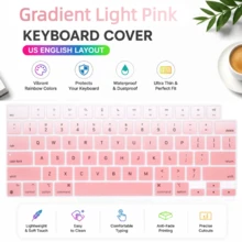 1pc Colorful Gradient Silicone Keyboard Cover US Layout For MacBook Neo 13/Pro14/16 Air13.6/15 M1‑M5 A2442 A2485 A2681 A3404,Ultra‑Thin Protector Skin,Dust‑Resistant Keyboard Protective Accessory - View 18