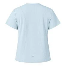LI-NING Women's Mesh Breathable Quick-Dry T-Shirt, Running Series Reflective Lightweight Tee ATSW142 - 初霜藍 - 查看 3