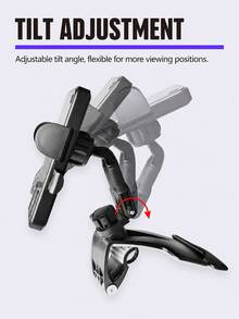 Magsafe Magnetic Car Phone Holder, 360° Rotating Dashboard Phone Mount, Multi-Function Clip-On Rearview Mirror Sun Visor Navigation Bracket, Anti-Shake Hands-Free GPS Phone Holder, Universal For All Smartphones - Phone Stand - View 7