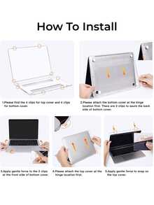 Cozy Plush Fuzzy Laptop Hard Shell Case, Drop‑Resistant Notebook Protective Skin, Multiple Sizes Options, Compatible With MacBook Air, Pro 13, 14, 15, 16 Inch Laptop Accessories - View 5