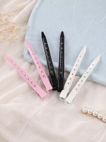 1pc/12pcs Mixed Crocodile Hair Clips, Sturdy Metal Hair Claws, Practical Styling Tool For Long Curly Thick Hair, Women's Daily Hair Accessories - Multicolor - View 4
