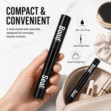 SRCKFIZ Lash Bond And Seal, 2 In 1 Cluster Lash Glue For DIY Lash Extensions, Dual End Bond & Seal Mascara Wand, 5ml + 5ml - View 6