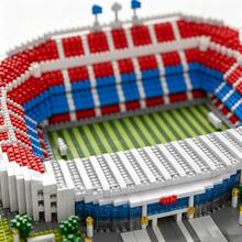 Camp Nou Stadium Mini Building Blocks Set, High Difficulty DIY Building Model, Assembly Toy, Detailed Stadium Replica, Desktop Decoration Ornament, Football Fan Collectible Commemorative Gift, Christmas Birthday Gift 3418pcs/2800pcs - Multicolor - View 3