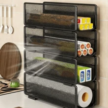 Rak Penyimpanan Bertingkat, Dapat Ditumpuk. Penyimpanan Jepit Rambut, Penyimpanan Pengering Rambut, Penyimpanan Kuas Makeup, Penyimpanan Alat Kecantikan. Rak Penyimpanan Dapur, Penyimpanan Rumah, Penyimpanan Apartemen/Asrama, Hadiah Liburan, Hadiah Tahun Baru, Hadiah Ulang Tahun - View 5