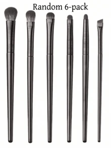 6/15pcs Brown Professional Makeup Brush Set, Including Blush Brush, Powder Brush, Eyeshadow Brush, Contour Brush, Concealer/Contour Brush, Gift For Women - Coffee Brown - View 5