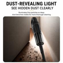 Wireless Handheld Car Vacuum Cleaner, High Power Strong Suction Rechargeable Portable Mini Hand Vac, Car Home Dual‑Use Handheld Vacuum For Car Interior, Sofa, Keyboard Dust Cleaning - A - View 4
