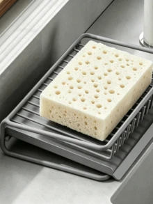 Sloped Drip Design Soap Dish, Quick‑Dry Metal Soap Storage Caddy, Keep Bar Soap Dry And Residue‑Free, Sturdy Wire Holder For Bathroom Vanity, Kitchen Sink And Washing Area - Multicolor - View 5