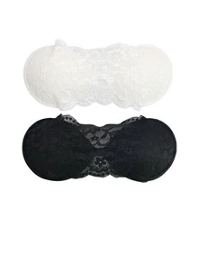 Bra Perekat Renda untuk Wanita, Bra Silikon Push-Up Tanpa Tali dan Tanpa Punggung yang Tak Terlihat untuk Gaun Malam Pernikahan - MultiWarna - View 22