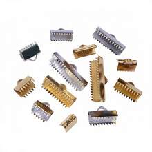 10Pcs 8-25mm Stainless Steel Crimp End Beads Buckle Tips Clasp Cord Flat Cover Clasps Connectors For DIY Jewelry Making - Ribbon Ends - View 8