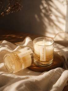 1pc Luxury Scented Candle Gift, Suitable For Birthday, Wedding, Thanksgiving And Christmas Decoration, Create Warm Atmosphere, Suitable For Home Decor And Graduation Gift, Long-Lasting Indoor Fragrance, Graduation Gift - Multiple Styles - View 1