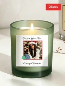 1/28/54pcs Customizable Personalized Aromatherapy DIY Label Stickers, Customizable Pattern & Text Waterproof PVC Stickers, Perfect For Aromatherapy Bottle Decoration, Homestay, Desk, Gift Packaging, Suitable For Friends, Partners, Family, Newlyweds, Handmade Gatherings, Thank You Theme Parties, Family Reunions, Christmas, Weddings - Multicolor - View 15