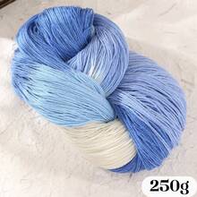 LIRISNLY 100% Wool Yarn 250g Gradient Color Hand‑Knitting Yarn Soft Warm Segment Dye Yarn For Sweater Scarf DIY Crochet Crafts - Multicolor - View 22