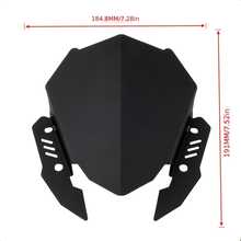 Motorcycle Windshield/Front Windshield/Instrument Cover Compatible With MT-15 (19–23) & MT-125 (21–24) – Aerodynamic Modification Accessory - YMH - View 5