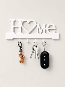 1pc Fashionable Metal Key Hook - Wall-Mounted Key Storage Rack Wall Decor Bathroom Storage Minimalist Modern Party Home Decor - Suitable For Living Room, Bedroom, Hallway, Office And Other General Areas - Multicolor - View 10