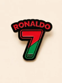 FIFA 8/4/1pc Cristiano Ronaldo Football Enamel Pin Set, World Cup Trophy Brooch Metal Badges For Backpack, Jacket, Lapel, Clothing, Soccer Fan Gift - Multicolor - View 12