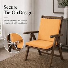 1pc-4pcs Modern Anthracite Chair Pad – Decorative & Comfortable Seat Cushion With Tufted Design In Der Turkei - Yellow - View 2