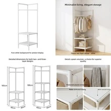 Coat Rack - Black - View 9