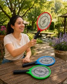 Rechargeable Mosquito Exterminator Racket - C - View 4