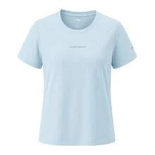 LI-NING Women's Mesh Breathable Quick-Dry T-Shirt, Running Series Reflective Lightweight Tee ATSW142 - 初霜藍 - 查看 1