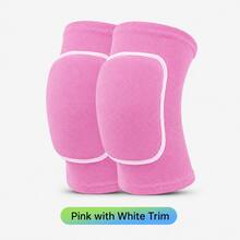 BSKT 1 Pair EVA Padded Sports Elbow Pads, Polyester Latex Yarn Knitted Multi-Color Minimalist Style, Breathable Elastic Cushioning Pad, Snug Fit Anti-Slip, Suitable For Plank Yoga Fitness Training, Adult Use - Multicolor - View 19