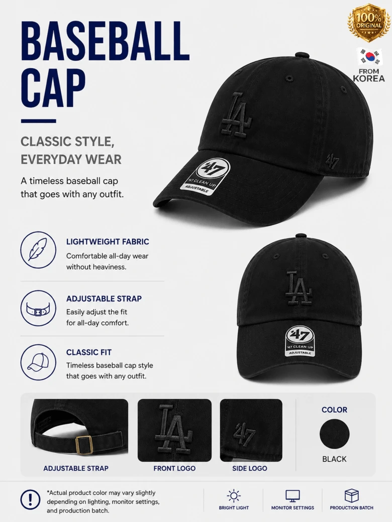 Baseball Caps - Crna - Viev 1