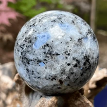 1pc Unique Moonstone Sphere - Polished Stone Ball - Home Decor, Holiday Gift - Perfect Gift For Crystal Collectors - Multicolor - View 9