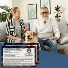 2Pcs Cards Info Cards Explain Your Rights - Info Cards Let People Who Don't Understand Your Rights Know You Can Take Your Dog Anywhere - Information - View 5