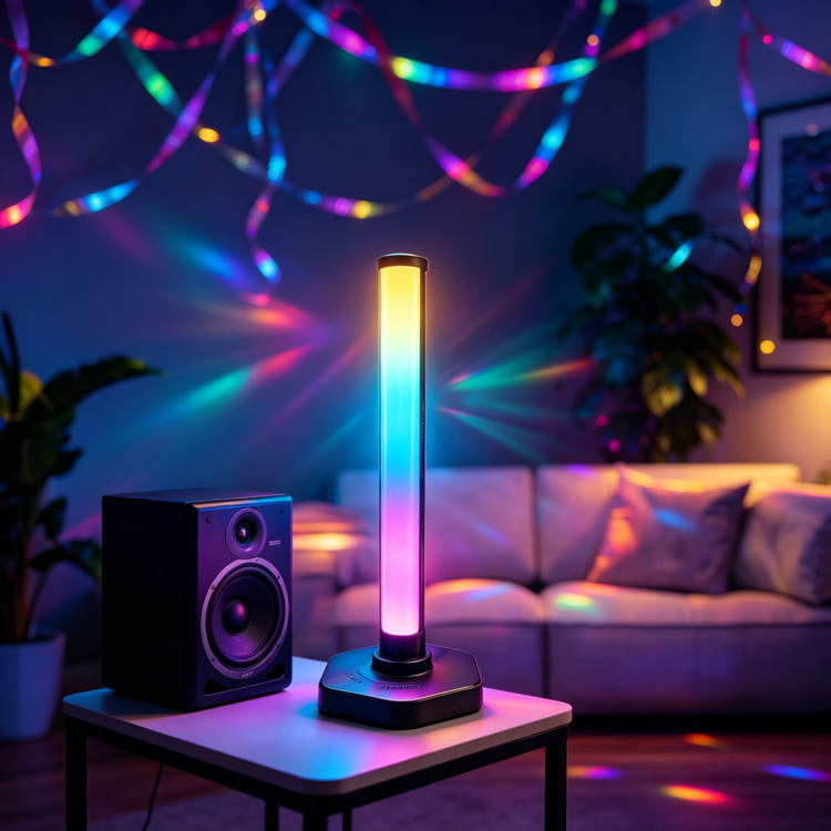 1/2pcs Stepless Dimmable RGB Light Strip, USB LED Ambient Light With Wired Controller, Adjustable Clip And Stand, Suitable For Bedside, Shelf And TV Gaming Scenes, Create Gaming Room Atmosphere - USB - View 7