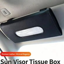 Car Hanging Tissue Box, Rhinestone Decorated, Sun Visor Car Tissue Box - A - View 7