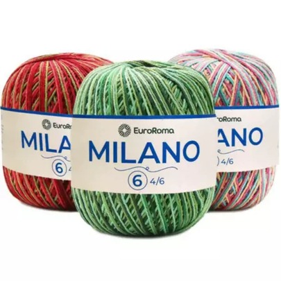 Barbante Milano EuroRoma Mesclado 200g