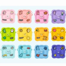 Care Bears DIY Silicone Crossbody Bag, 12 Zodiac Mini Cartoon Shoulder Bag, Adjustable Wide Strap Portable Coin Card Small Handbag Accessory - Multicolor - View 5