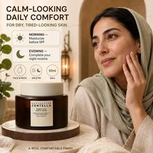 Soothing Repairing Centella Asiatica Face Cream, Suitable For Sensitive, Red, Easily Irritated Skin For Men And Women, Lightweight Probio-Cica Nourishing Texture, Daily Morning And Evening Home Facial Care, Moisturizing Cream To Relieve Redness And Damaged Skin Barrier - Centella Asiatica - View 2