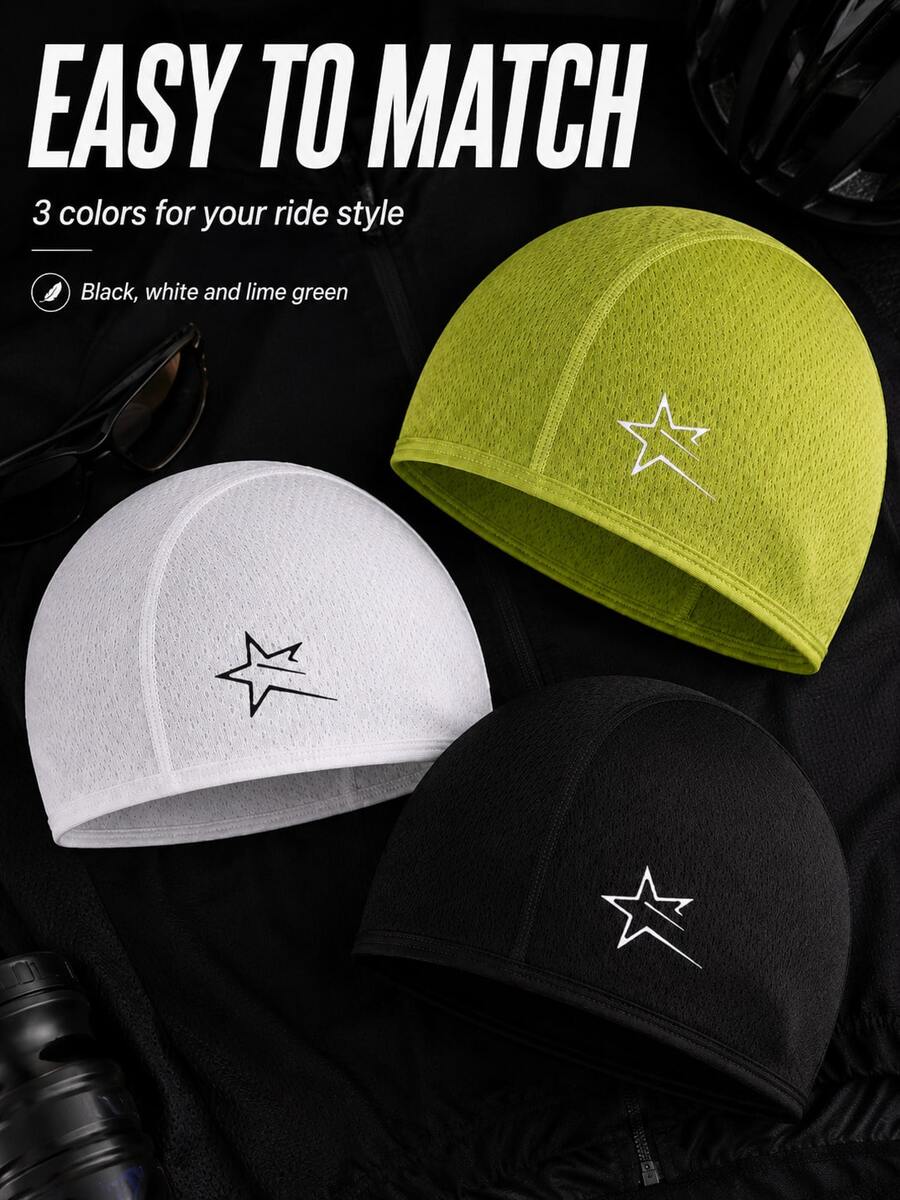 SPEEDXT 1 mũ trùm đầu unisex lót mũ bảo hiểm, mũ đạp xe, mũ trùm đầu trong mũ bảo hiểm, mũ chạy bộ đạp xe - A - Xem 1