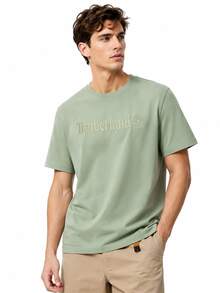 Timberland New Outdoor Casual Breathable Men's Short Sleeve T-Shirt - Green - View 1
