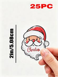 Nhãn dán ảnh chân dung cá nhân hóa, nhãn dán khuôn mặt tùy chỉnh Giáng Sinh, nhãn dán ảnh confetti và chữ tên tùy chỉnh, in ảnh chân dung cá nhân hóa, trang trí tiệc Giáng Sinh dễ thương cho gói quà, bình nước, laptop, tiệc lễ hội và quà Giáng Sinh - Nhiều màu (phong cách Giáng sinh) - Xem 12