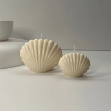 1PC/2PCS Ocean Series Scallop Silicone Mold DIY Shell Conch Aromatherapy Plaster Candle Ornament Soap Mold - Seashell Candle Mold - View 10