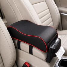 1PC PU Leather Heightened Car Armrest Pad, Smooth And Comfortable, Dynamic Streamlined Design, Storable, Elastic Band Easy Installation, Car Interior Accessory, All-Season Use, Suitable For Most Vehicles - Multicolor - View 11