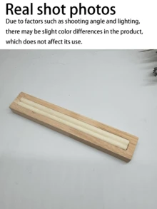 Stand Pajangan Cincin Kayu Mewah, Nampan Perhiasan Panjang dengan Bantalan Beludru, Dudukan Penyimpanan Cincin Praktis, Properti Dekoratif Ideal untuk Display Ritel Konter, Fotografi Perhiasan dan Penyimpanan Cincin Harian - MultiWarna - View 7