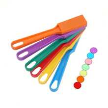 1pc Magic Wand, 100pcs Round (Random Color) Magnetic Bingo Sticks, Suitable For Large Group Games, Family Game Night, Sensory Box, Counting & Sorting, Science And Educational Activities - Multi-color - View 4