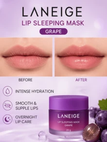 Laneige 蘭芝保濕修護睡眠唇膜葡萄味，正裝20g，滋養乾燥/皲裂的唇部，夜間修護，適合敏感/受損唇部肌膚 - 葡萄味唇膜 - 查看 9