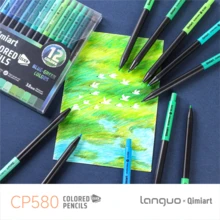 1pc Qimiart Colored Pencil Set, 3.8mm Thick Core, Multi-Color, Professional Hand Drawing Coloring Pencils, Student Art Painting Coloring Doodle Pencils, Student Drawing Stationery Gift - Colored Pencils - View 7