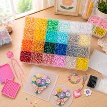SMI Fine 17,000pcs 2.6mm Mini Fuse Beads Set With Tool Kit, Suitable For DIY Jewelry, Pixel Art, Handmade Decor And Creative Projects - Multicolor - View 12