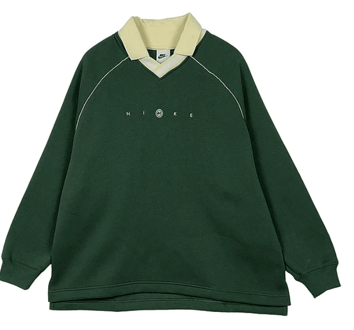 Nike Sportswear Phoenix Fleece Women's Relaxed Fit Polo Shirt - Fir Green - Fir Green - View 1