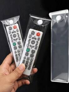 Universal Remote Control Protective Cover - Transparent Dustproof & Waterproof Protective Cover, Suitable For TV, Air Conditioner, Home Remote Control, Heat Shrink Film Bag, Transparent Dust Cover, Home Remote Control Accessories, Reusable Soft Plastic - Multicolor - View 6