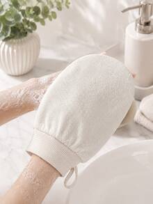 Exfoliating Bath Glove, Reusable Body Scrubbing Mitt, Suitable For Shower And Spa, Textured Back Scrubbing Glove, Deep Cleansing, Dead Skin Removal And Body Care, Quick-Drying Hanging Bath Accessory, Unisex - Multicolor - View 2