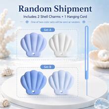 2pcs Flower & Shell Shaped Erasers, Cute Ultra-Light Portable Anti-Loss Design With Lanyard, Precise Smooth Erasing, Wear-Resistant, No Dust, Suitable For Study, Office, Planner And Daily Use - Multi-color - View 8