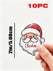 Nhãn dán ảnh chân dung cá nhân hóa, nhãn dán khuôn mặt tùy chỉnh Giáng Sinh, nhãn dán ảnh confetti và chữ tên tùy chỉnh, in ảnh chân dung cá nhân hóa, trang trí tiệc Giáng Sinh dễ thương cho gói quà, bình nước, laptop, tiệc lễ hội và quà Giáng Sinh - Nhiều màu (phong cách Giáng sinh) - Xem 21