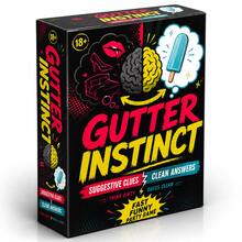 Gutter Instinct Adult Party Card Game Suggestive Clues Clean Answers Fast Funny Guessing Game For Couples Friends Game Night Parties And Gatherings Easy To Learn Quick Rounds Hilarious Conversation Starter Gift For Adults And Couples - Black - View 9