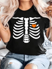 Women T-Shirts - Black - View 2