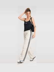 Adidas Originals Women's Side Drawstring Slim Fit Double Layer Vest - Black - View 7